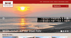 Desktop Screenshot of insel-foehr.de